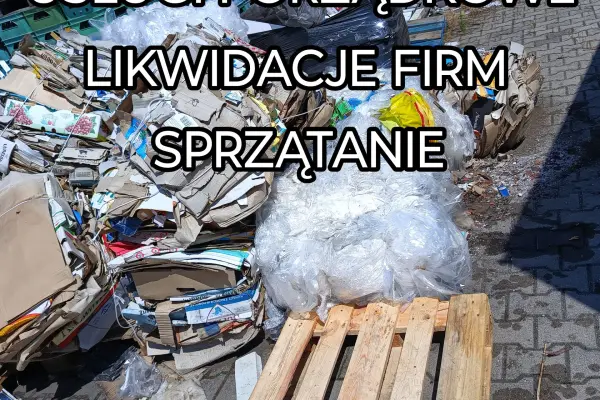 Wywóz odpadów, likwidacja firm , usługi porządkowe, kontenery