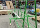Stojak do folii, agrotkaniny z licznikiem i zwijakiem