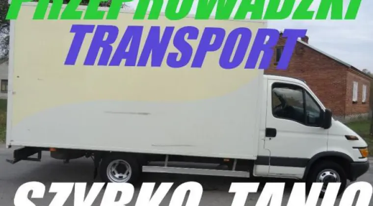 NA JUŻ WOLNE TERMINY, Przeprowadzki-Transport Szczecin-Police NAJTANIE