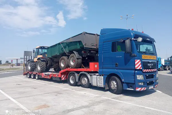 Transport Maszyn Rolniczych Leśnych Budowlanych Kontenerów Wózków