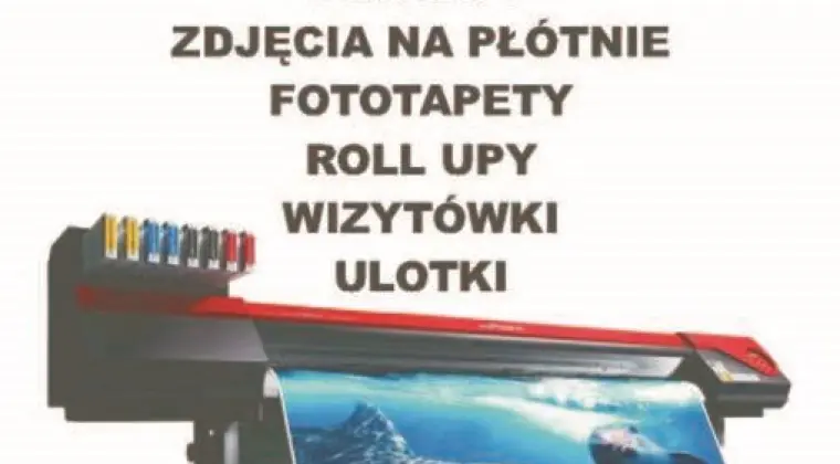 Reklama zewnętrzna - projekt, wydruk