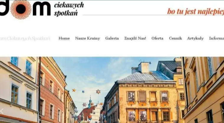 Strona internetowa z domeną