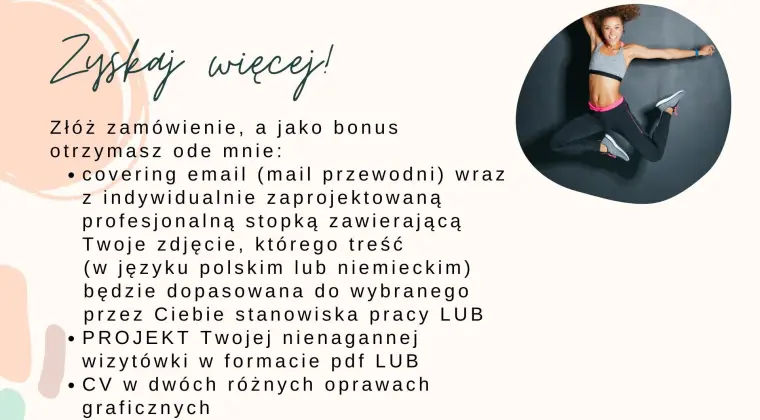 Pisanie CV szytego na Twoją miarę po polsku i niemiecku