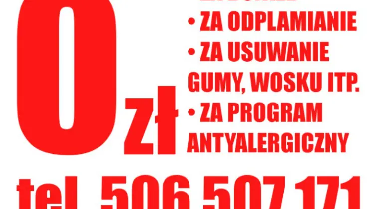PRANIE TAPICERKI MEBLOWEJ KRAKÓW - CZYSZCZENIE TAPICERKI SAMOCHODOWEJ