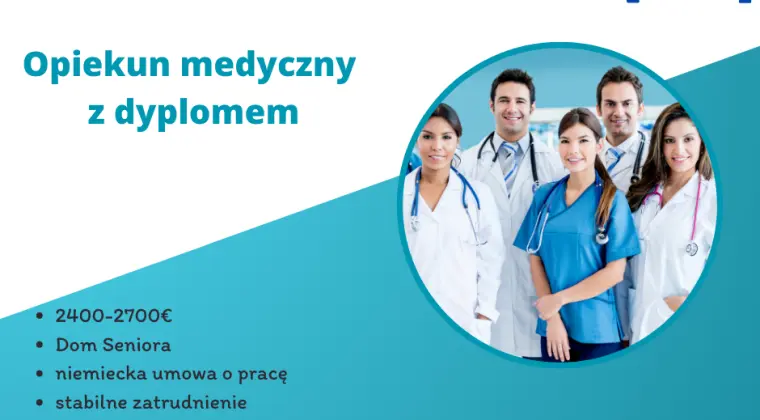 Opiekun medyczny z dyplomem