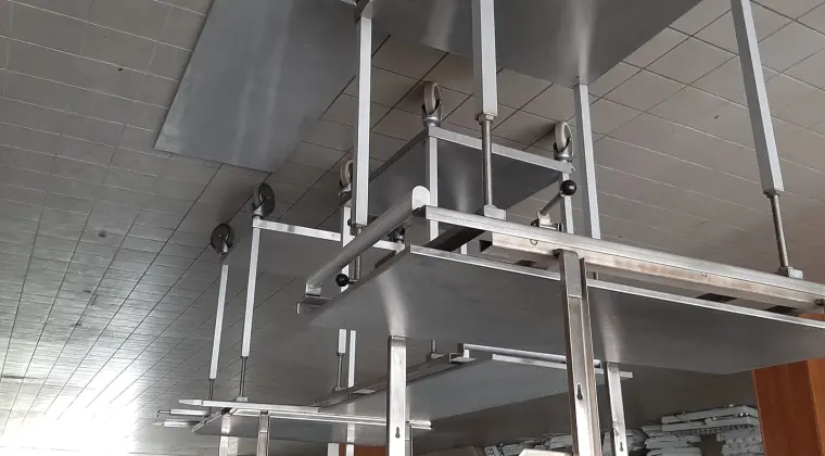 Polecam Mocne Regały Aluminiowe 5 Kpl. Prod. Dania