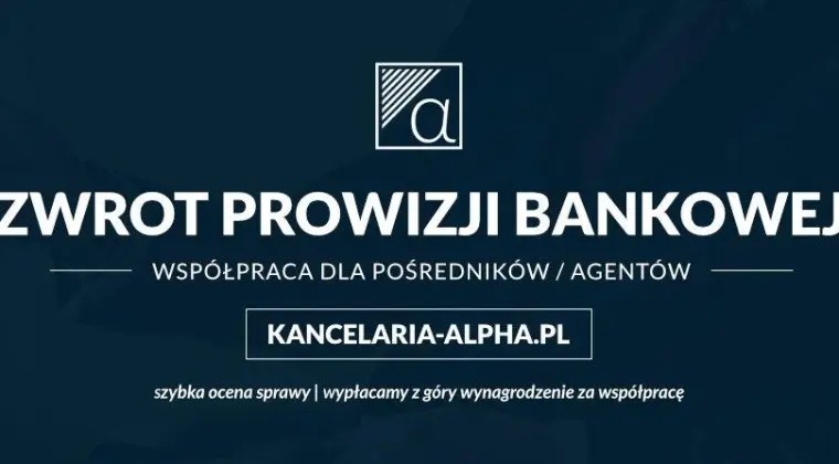 Zwroty prowizji bankowych (oferta dla pośredników)