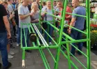 Stojak do folii, agrotkaniny z licznikiem i zwijakiem