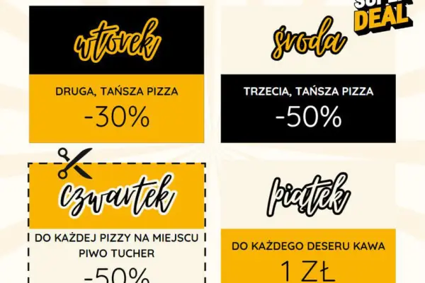 Pizzeria La Siciliana 2.0 - Kraków Bronowice PROMOCJE