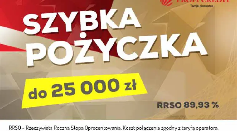 Pożyczka do 25.000 bez BIK, BIG, KRD, ERIF