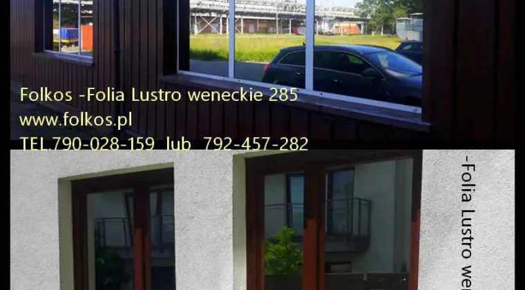 Folia lustro weneckie Warszawa -Folia Wenecka na okna w mieszkaniu, domu, sklepie, biurze....OKLEJAMY OKNA FOLIA WENECKĄ