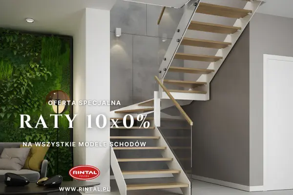 Promocja - 15% na schody z balustradami i montażem
