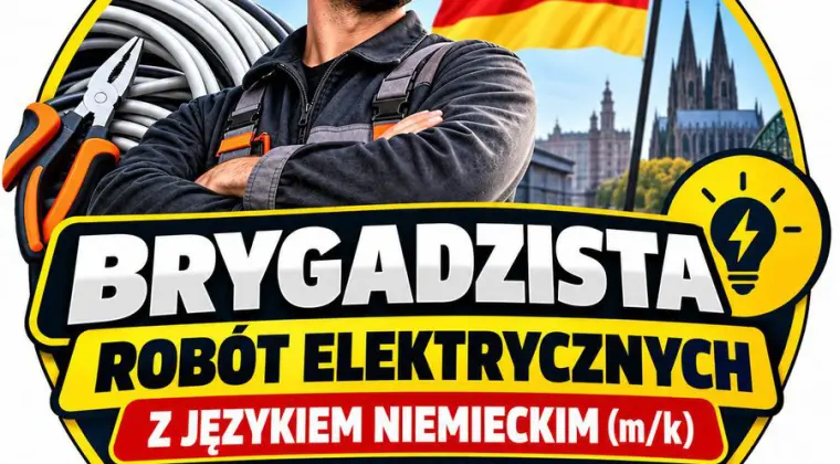 Brygadzista robót elektrycznych z językiem niemieckim (m/k)
