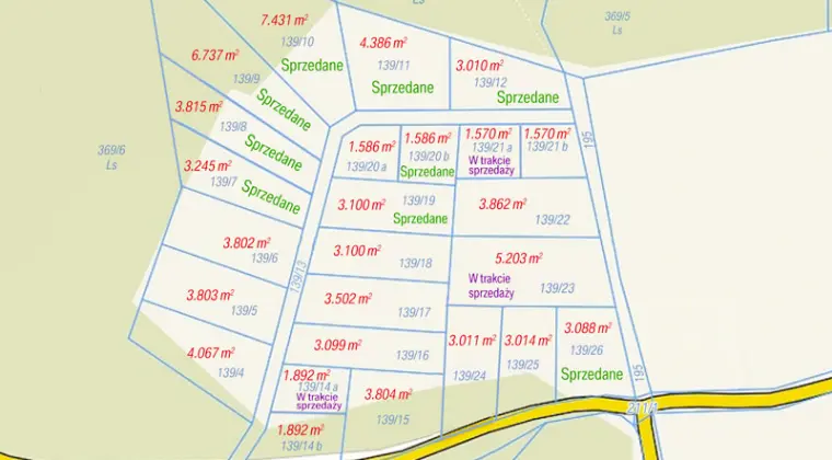 Sprzedam działki nad morzem w m. Bukowa pow. Smołdzino