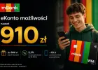 eKonto możliwości dla młodych w mBanku – zgarnij do 910 zł na start!