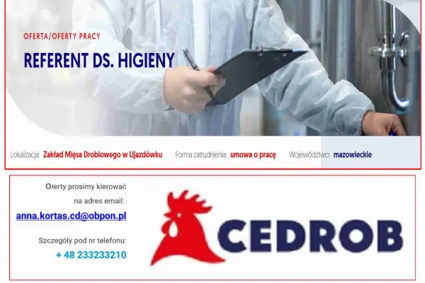Referent ds. Higieny w Ujazdówku