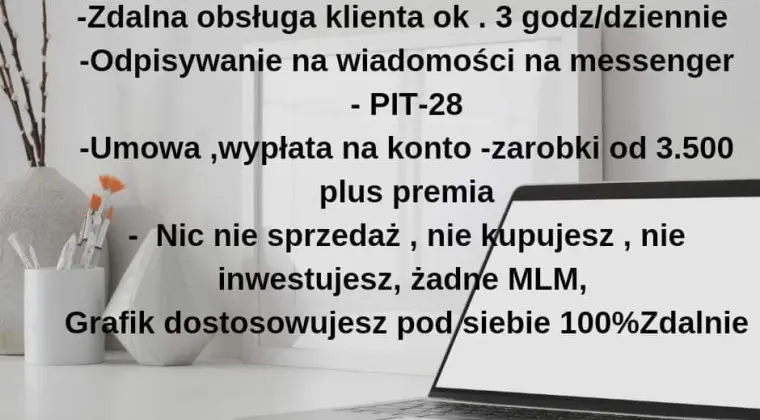 Specjalista ds. promocji -Praca zdalna