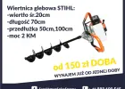 WYNAJEM Kafar Wiertnica Pompa wody Zagęszczarka Usługi koparką / Ładowarką