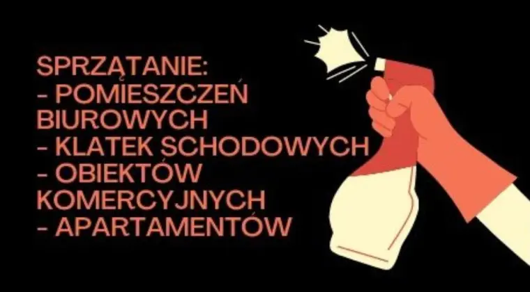 Usługi porządkowe. Sprzątanie biur, klatek schodowych, parkingów. Faktura VAT