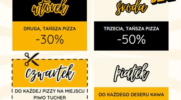 Pizzeria La Siciliana 2.0 - Kraków Bronowice PROMOCJE