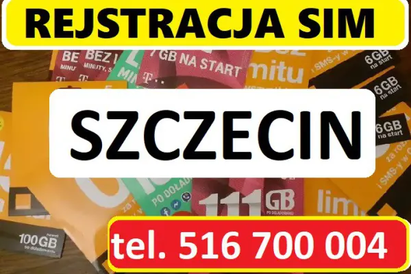 Aktywna działająca zarejestrowana KARTA SIM Szczecin polski starter telefoniczny komórkowy