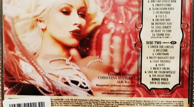 Polecam Podwójny Nowy Album 2X CD CHRISTINA AGUILERA- Back To Basics Wersja de LUX