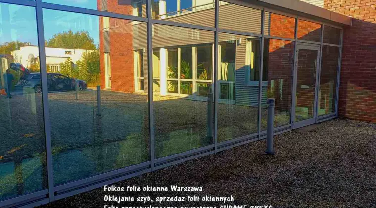 Folia zewnętrzna przeciwsłoneczna na okna , witryny, świetliki dachowe....Folia z filtrem UV i IR