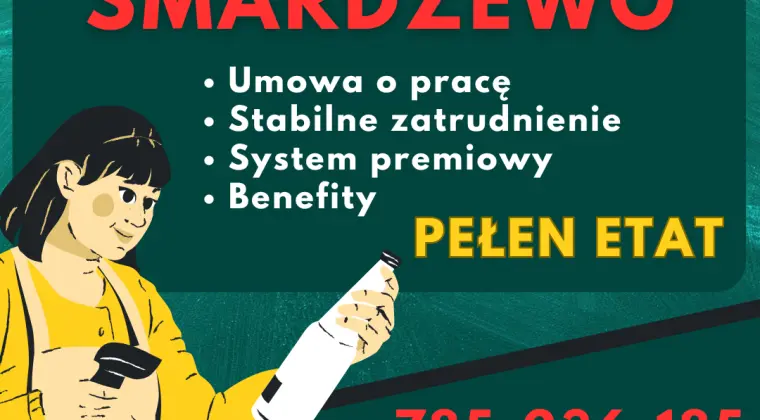 KASJER-SPRZEDAWCA SMARDZEWO