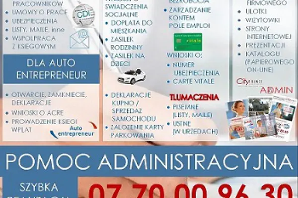 POMOC ADMINISTRACYJNA WE FRANCJI