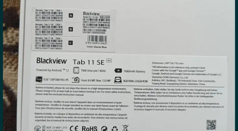 Tablet blackview tab 11se