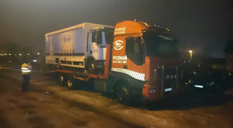Holowanie tir Poznań