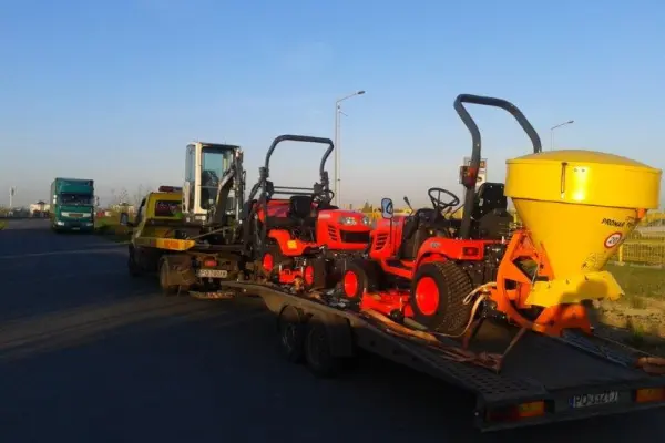 Transport maszyn cnc Poznań