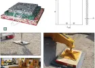 Podkład pod stopy podpór  żuraw, dźwig