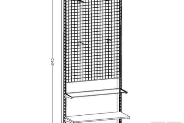 Regał sklepowy - moduł LINE L-03