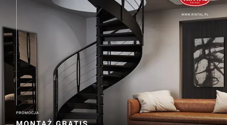 Schody Rintal w listopadzie montaż gratis