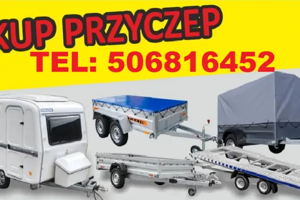 SKUP PRZYCZEP PRZYCZEPEK LEKKICH SAMOCHODOWYCH, LAWET, SAM