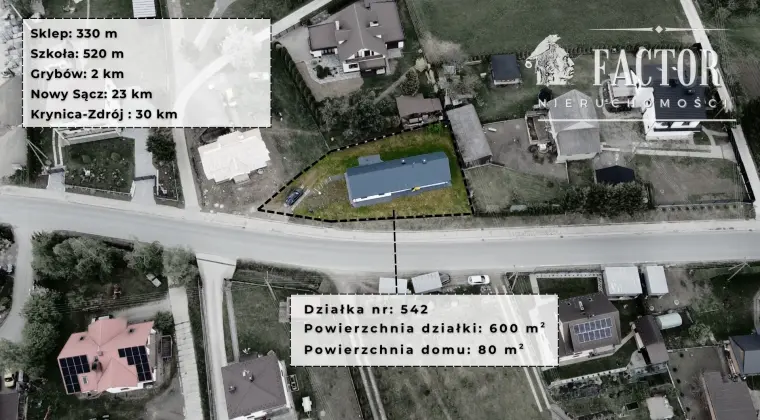 Dom wolnostojący, 80 m² – Siołkowa, gm. Grybów