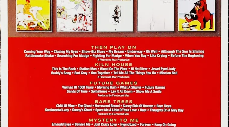 Polecam  Znakomity Zestaw 5XCD Kultowego Zespołu -FLEETWOOD MAC 5CD