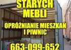 WYWÓZ  MEBLI LUBLIN Świdnik i okolice ! Opróżnianie piwnic i mieszkań