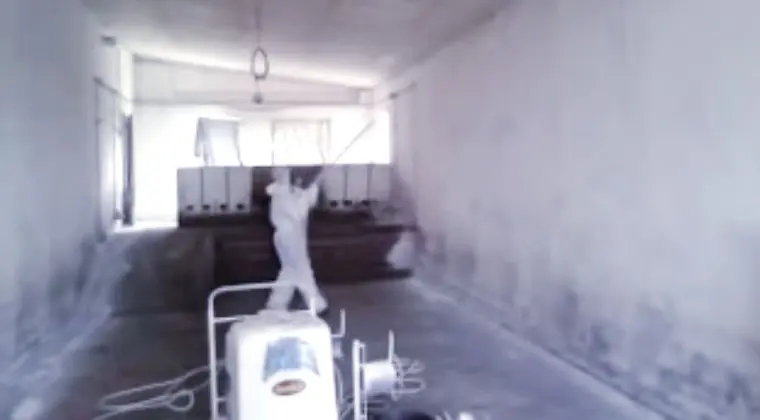 Bielenie Wapnowanie Dezynfekcja obory chlewni kurnika obor kurników