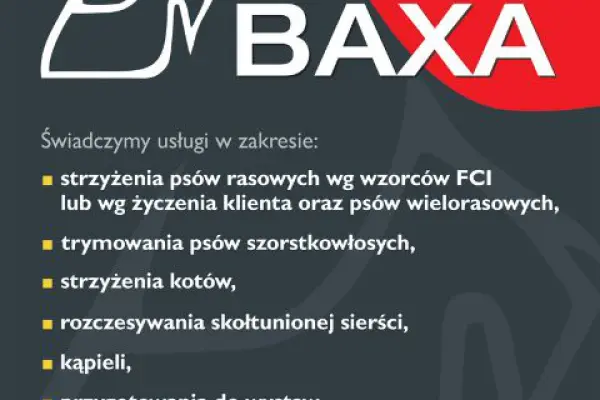 Baxa Tarnów Salon Pielęgnacyjny dla Zwierząt tel.735 170 959