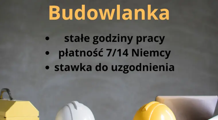 MONTER PŁYT KARTON-GIPS – NIEMCY / HOLANDIA