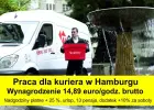 Praca dla kurierów, zatrudnienie bezpośrednio u pracodawcy niemieckiego.
