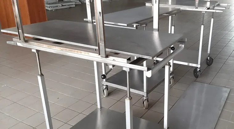 Sprzedam 5szt- Wózki transportowe- Stal Nierdzewna  Bardzo Stabilne