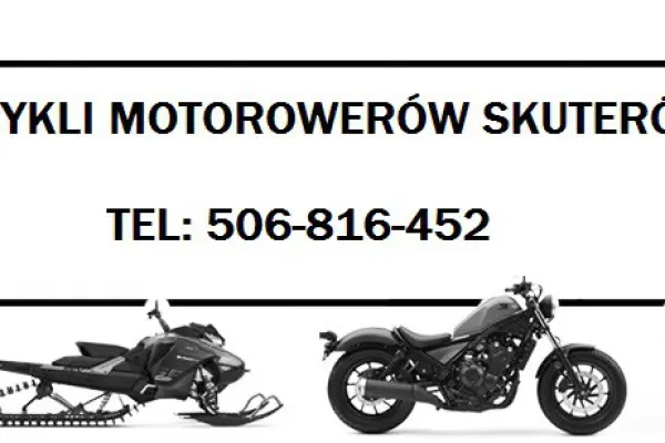 SKUP MOTOCYKLI MOTOROWERÓW SKUTERÓW QUADÓW ATV