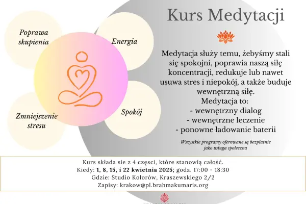 Kurs Medytacji Radża Jogi w Krakowie