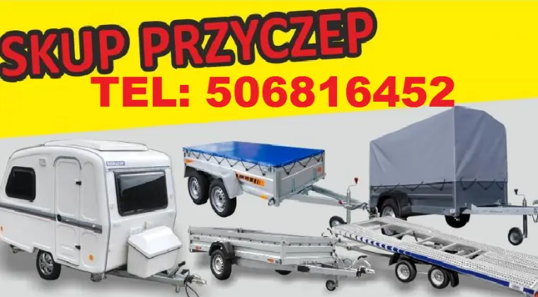 SKUP PRZYCZEP PRZYCZEPEK LEKKICH SAMOCHODOWYCH, LAWET, SAM