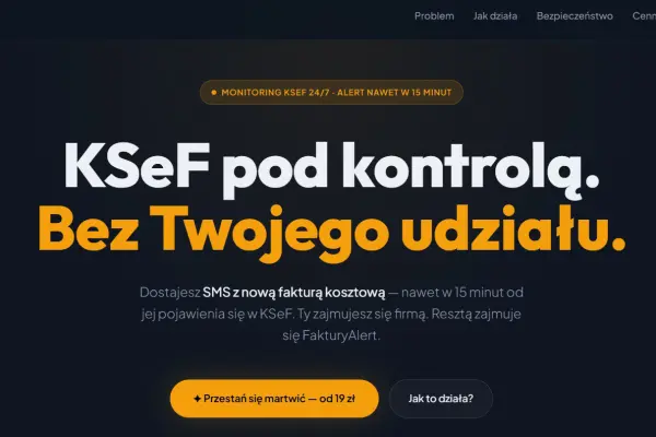 KSeF 2026: Śpij spokojnie. Otrzymuj powiadomienia o fakturach kosztowych!