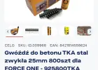 Gwoździe do osadzaka.