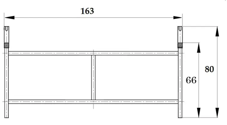 Rusztowania warszawskie - ramka 163 cm, połówki i inne akcesoria z DOSTAWĄ
